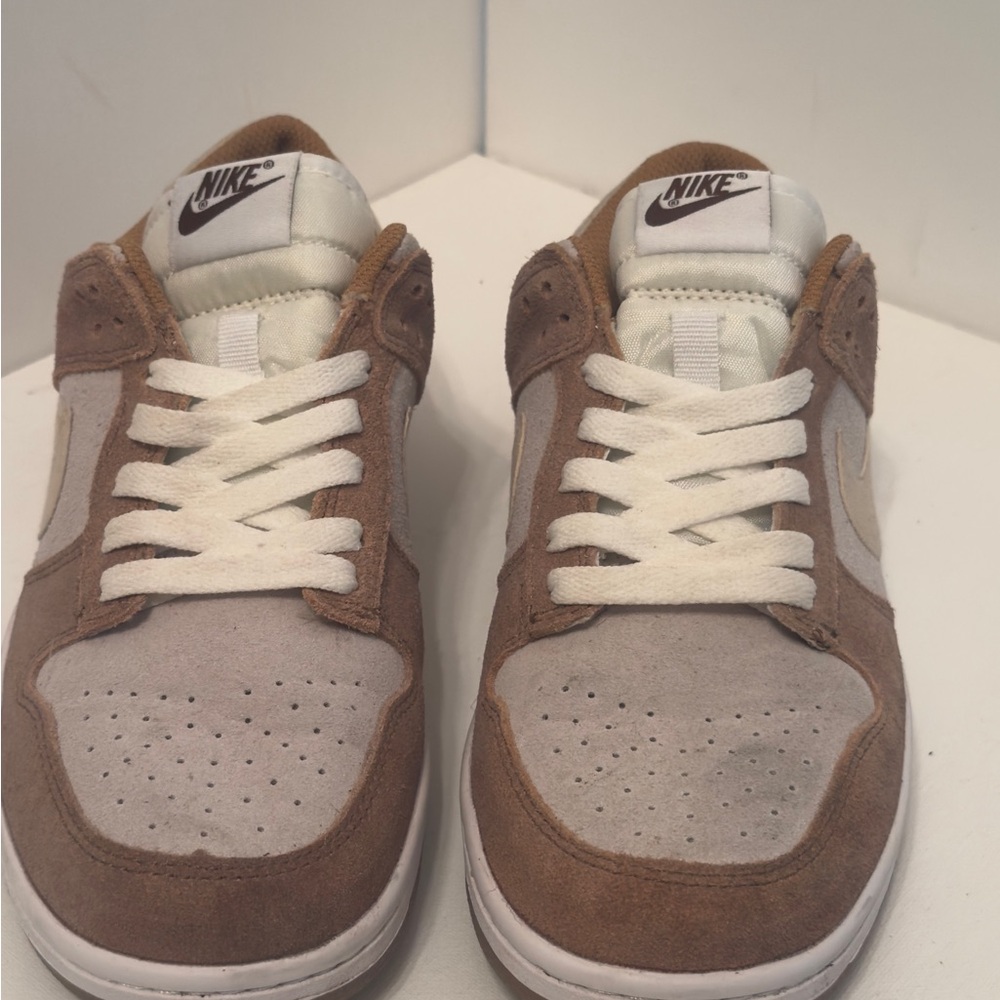 Nike Suede Tan and Cream Sneakers